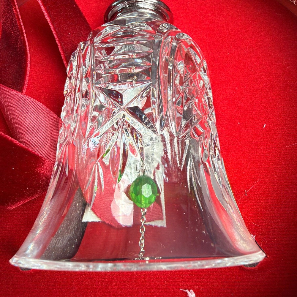 Waterford Crystal 2010 12 Days of Christmas Partridge Bell Ornament 1st Edition